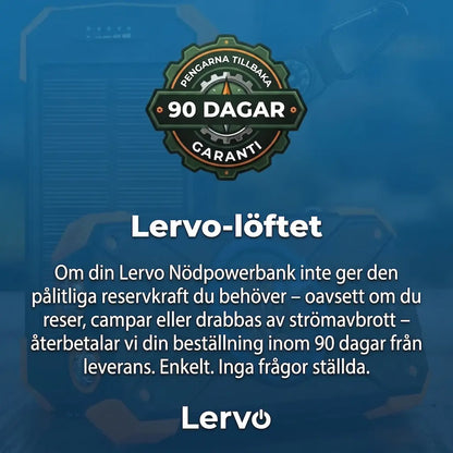 Lervo Nödpowerbank