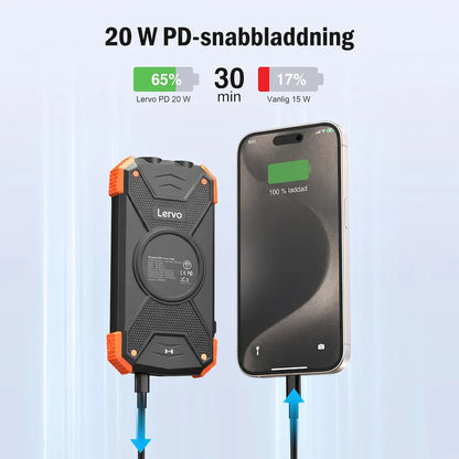 Lervo Nödpowerbank